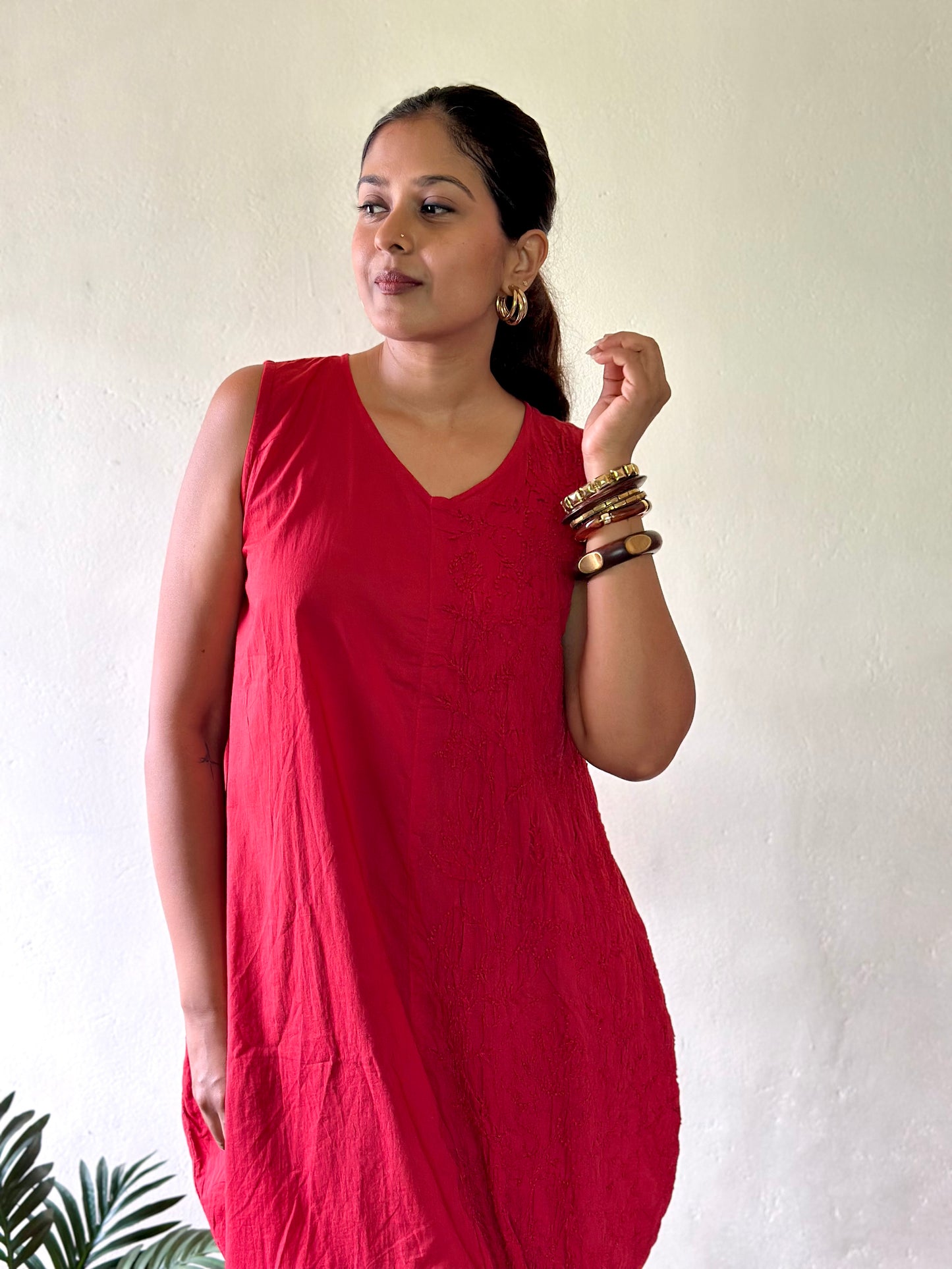 Balloon dress - Red