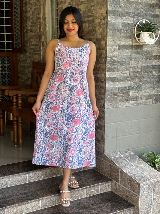Sleeveless A-line Dress PRE-ORDER - Varnika