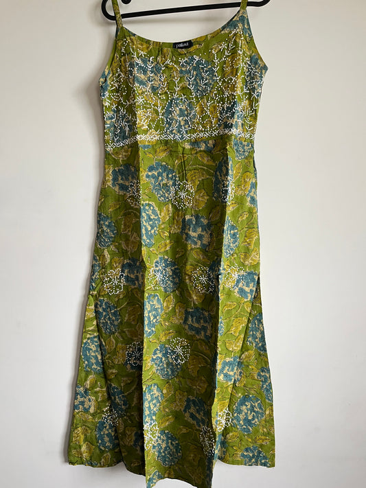 Sleeveless A-line Dress -Bluebelle