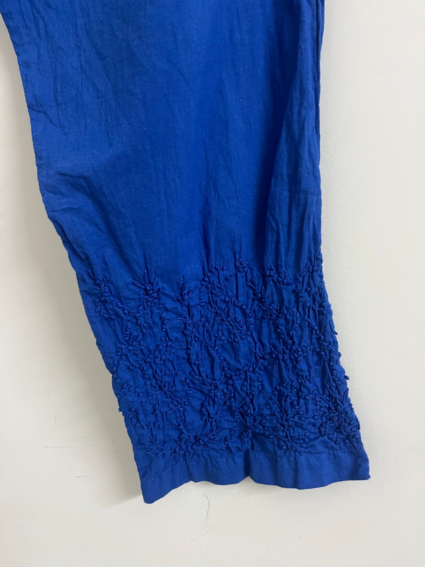 Sleeveless Straight Kurti and Pant (co-ord set) PRE-ORDER - Royal blue