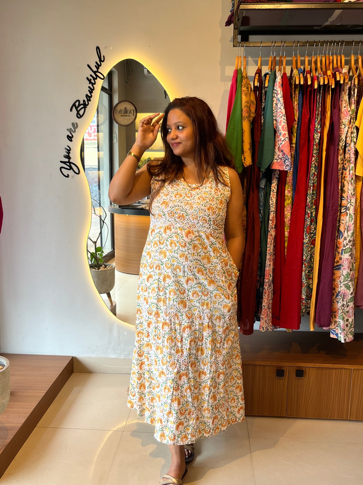 Sleeveless A-line Dress PRE-ORDER - Maya