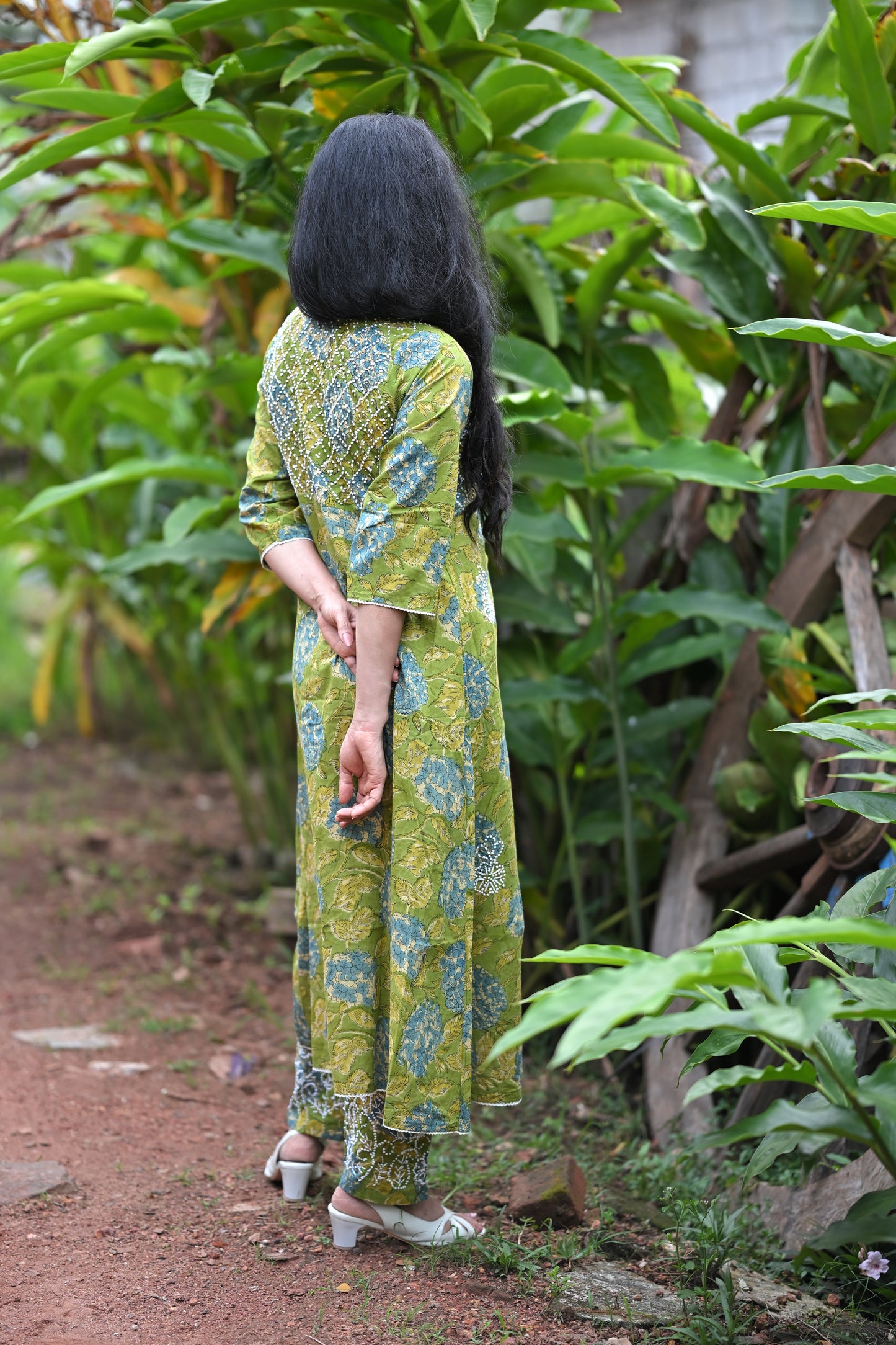 Angrakha Kurti and pant PRE-ORDER - Bluebelle