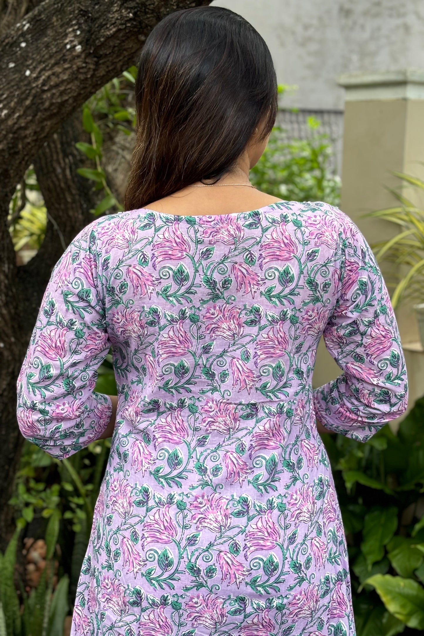 Pleated Dress PRE-ORDER - Lavender Smera