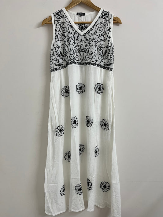 MONOCHROME- Sleeveless A-LINE Dress