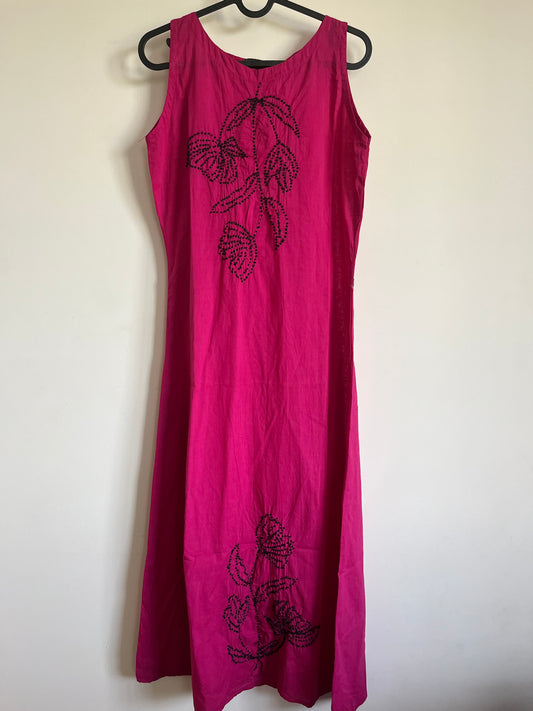 Chameli Charm  Dress - Hot Pink