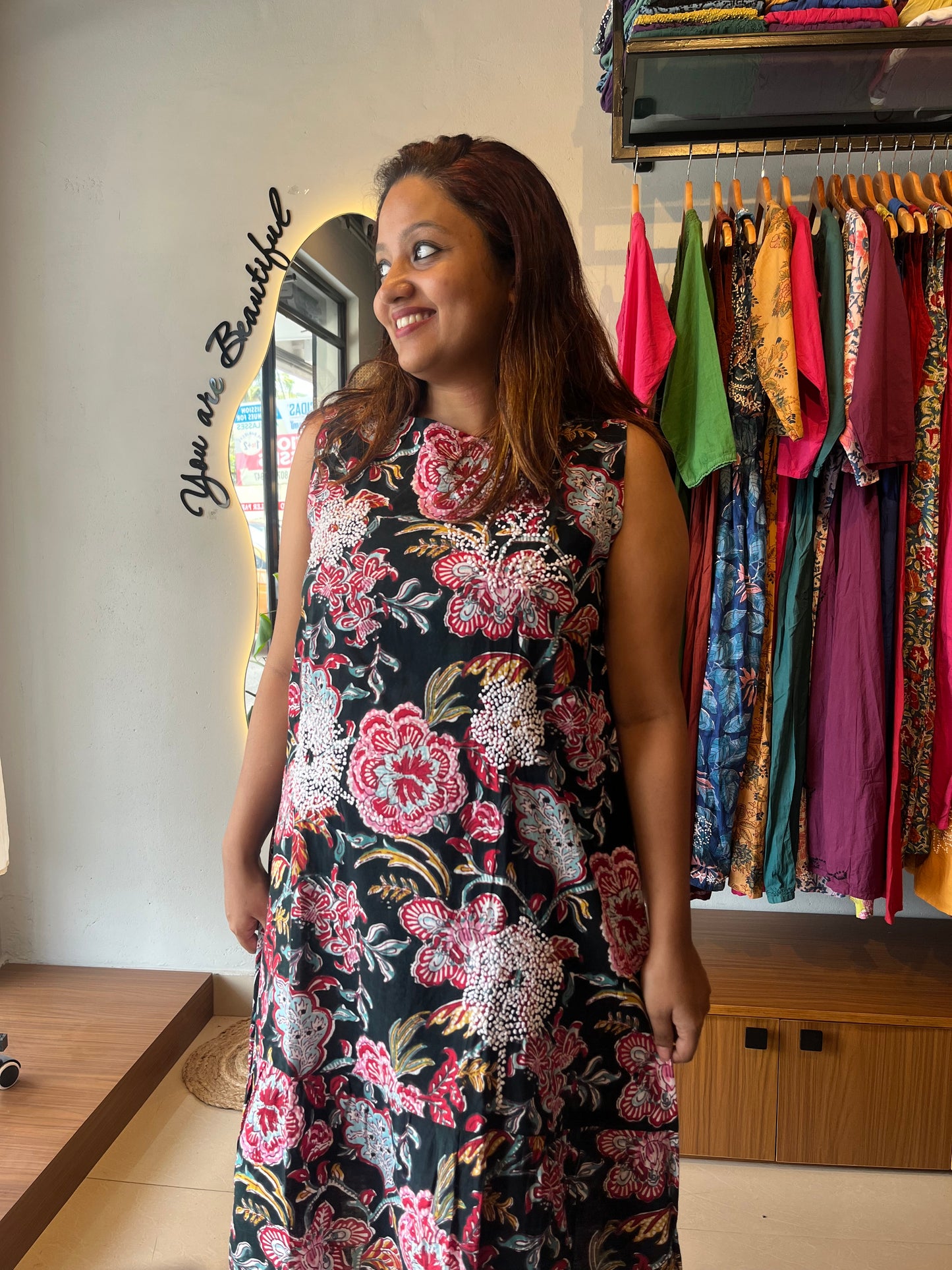 Dandelion Dress PRE-ORDER - Floral black