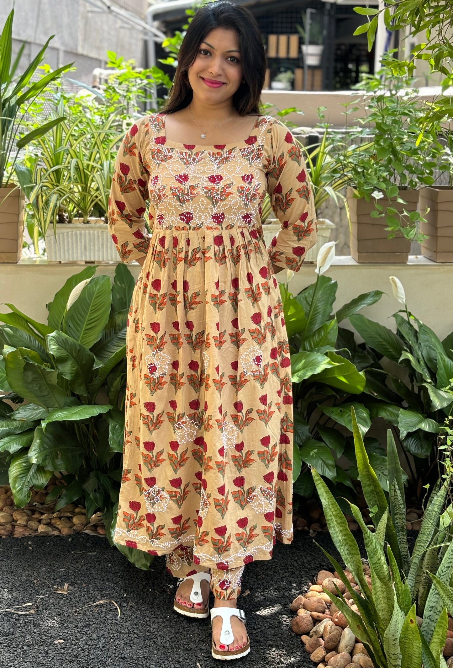 Pleated Dress - Scarlette