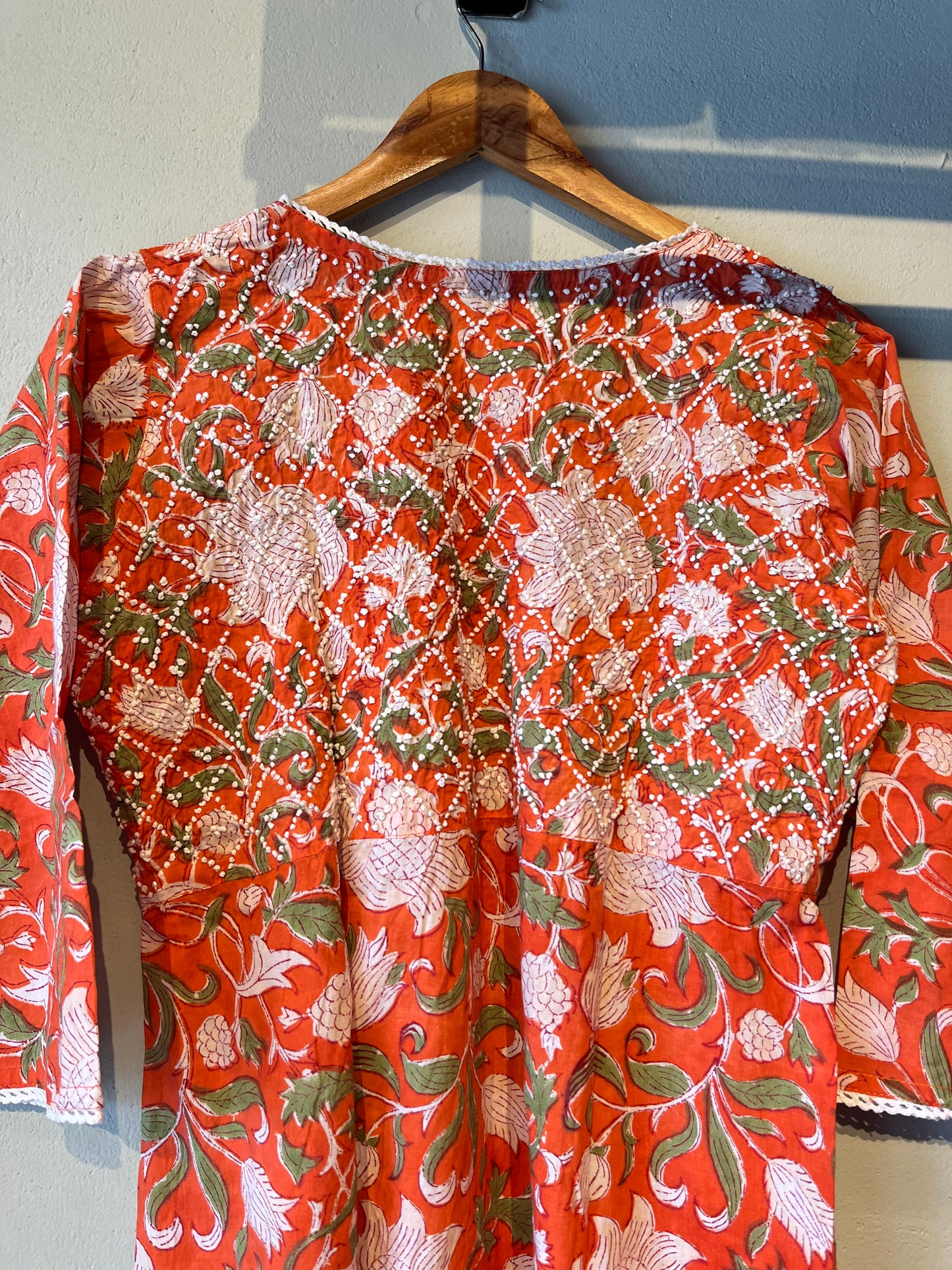 Angrakha - Floral Orange