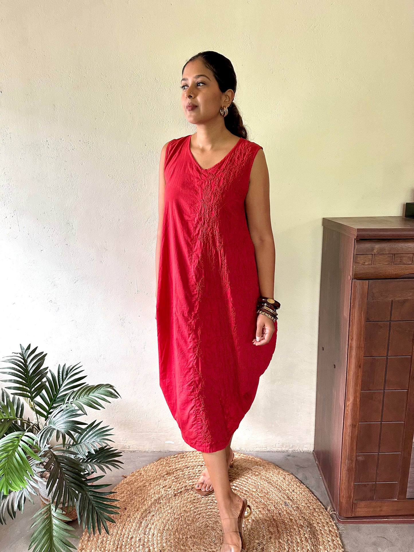 Balloon dress - Red