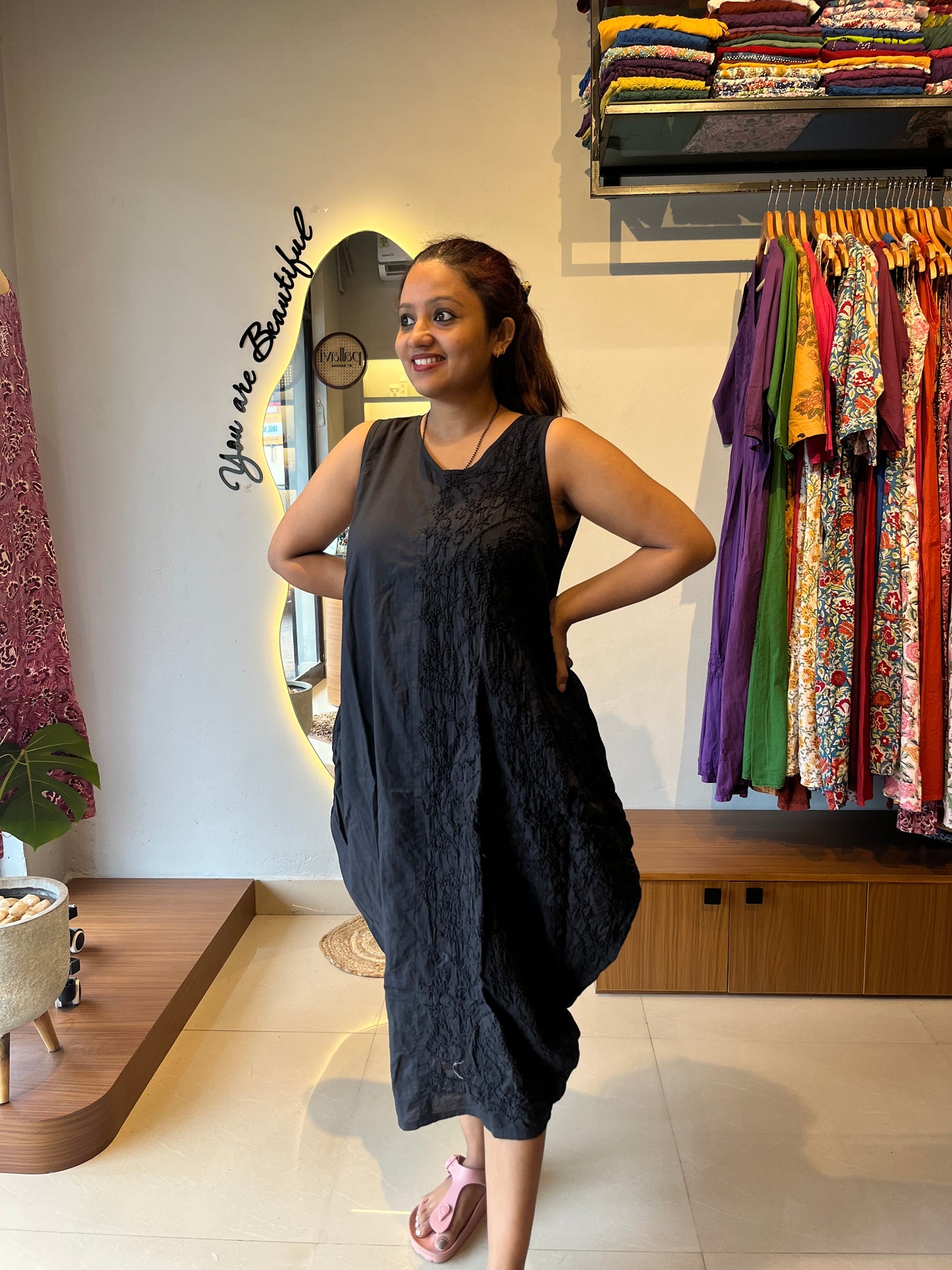 Balloon dress - Black