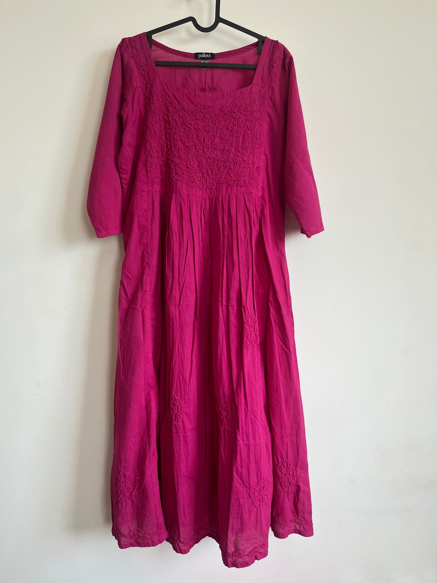 Pleated dress - Hot Pink