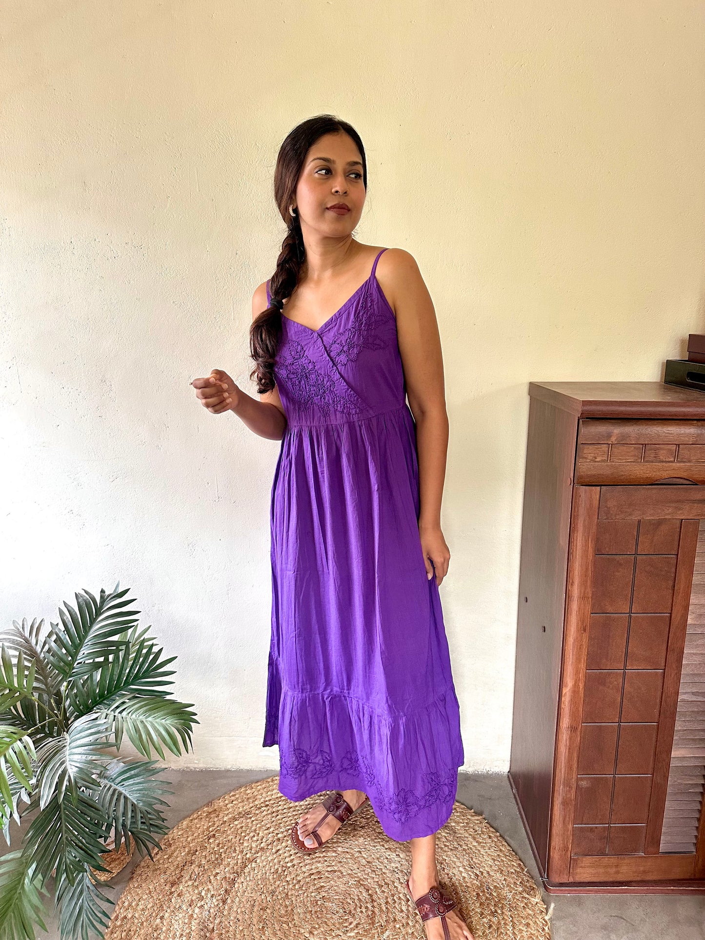 Garden whispers  Dress - Indigo