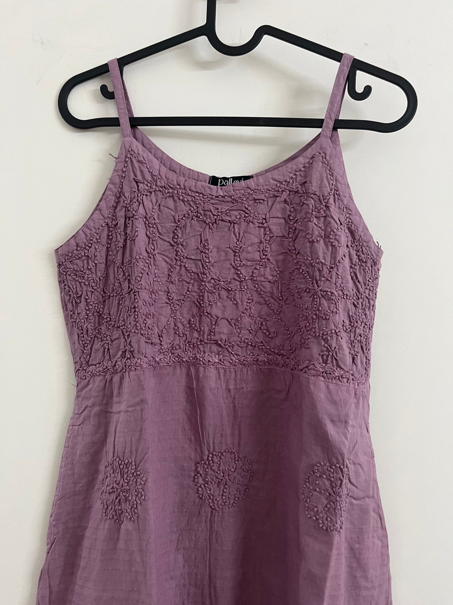 Sleeveless A-line Dress - Pale Lavender