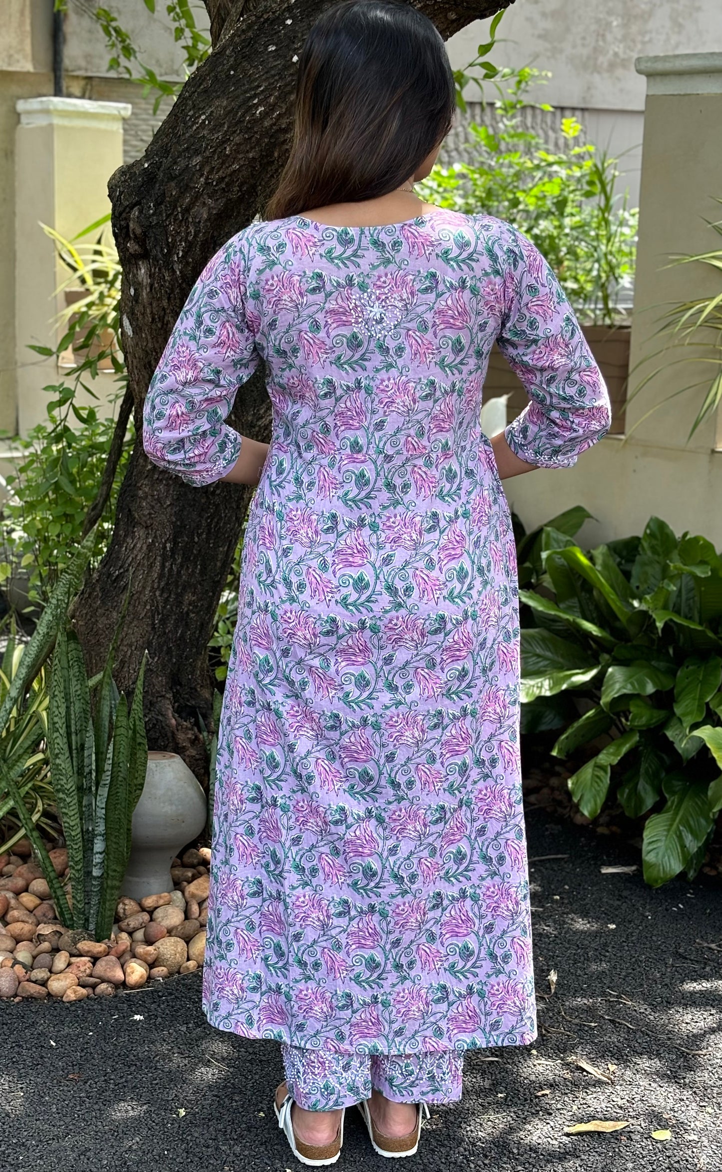 Aliya Cut Dress PRE-ORDER - Lavender Smera