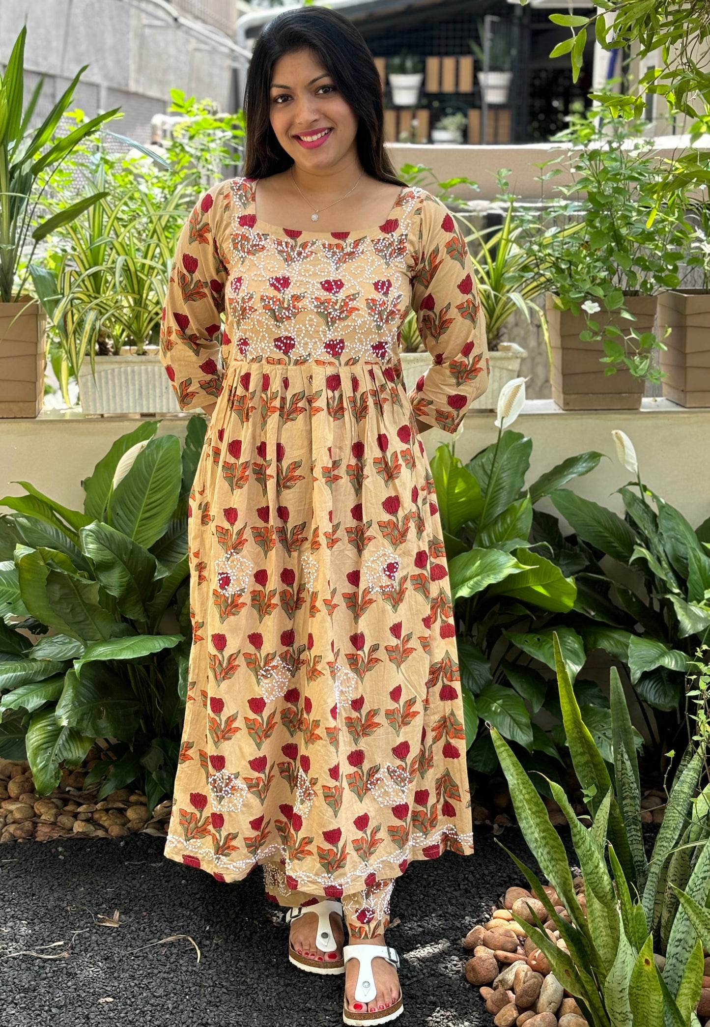 Pleated Dress - Scarlette