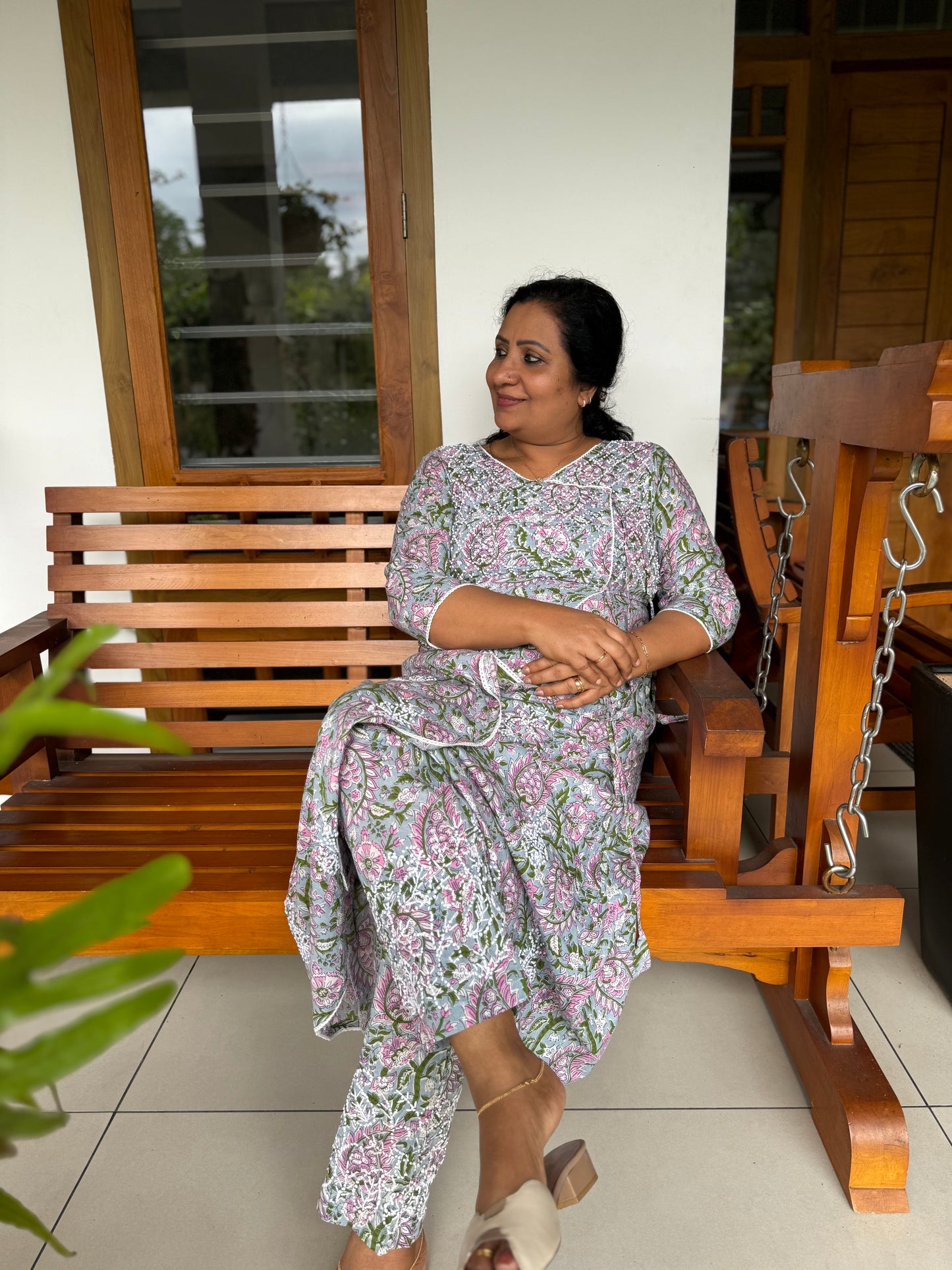 Printed Pants - Sitara
