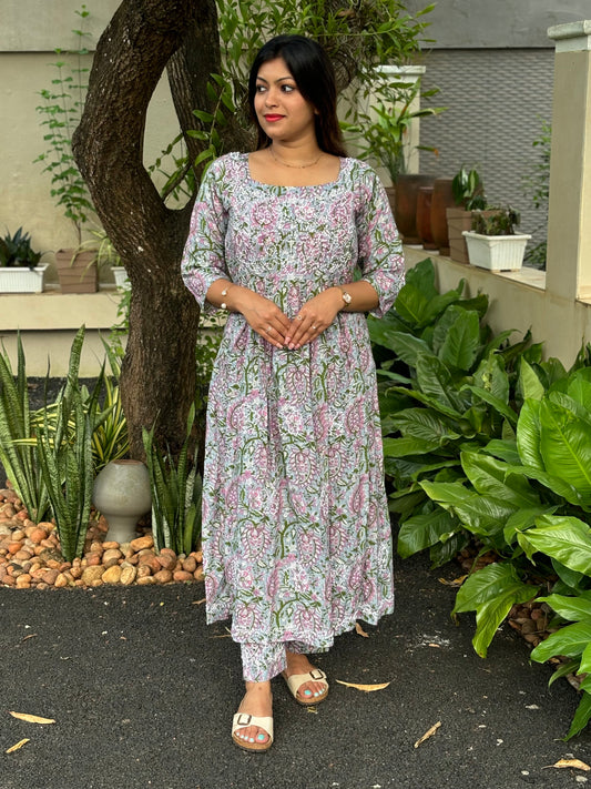 Pleated Dress set (top and bottom) PRE-ORDER - Sitara