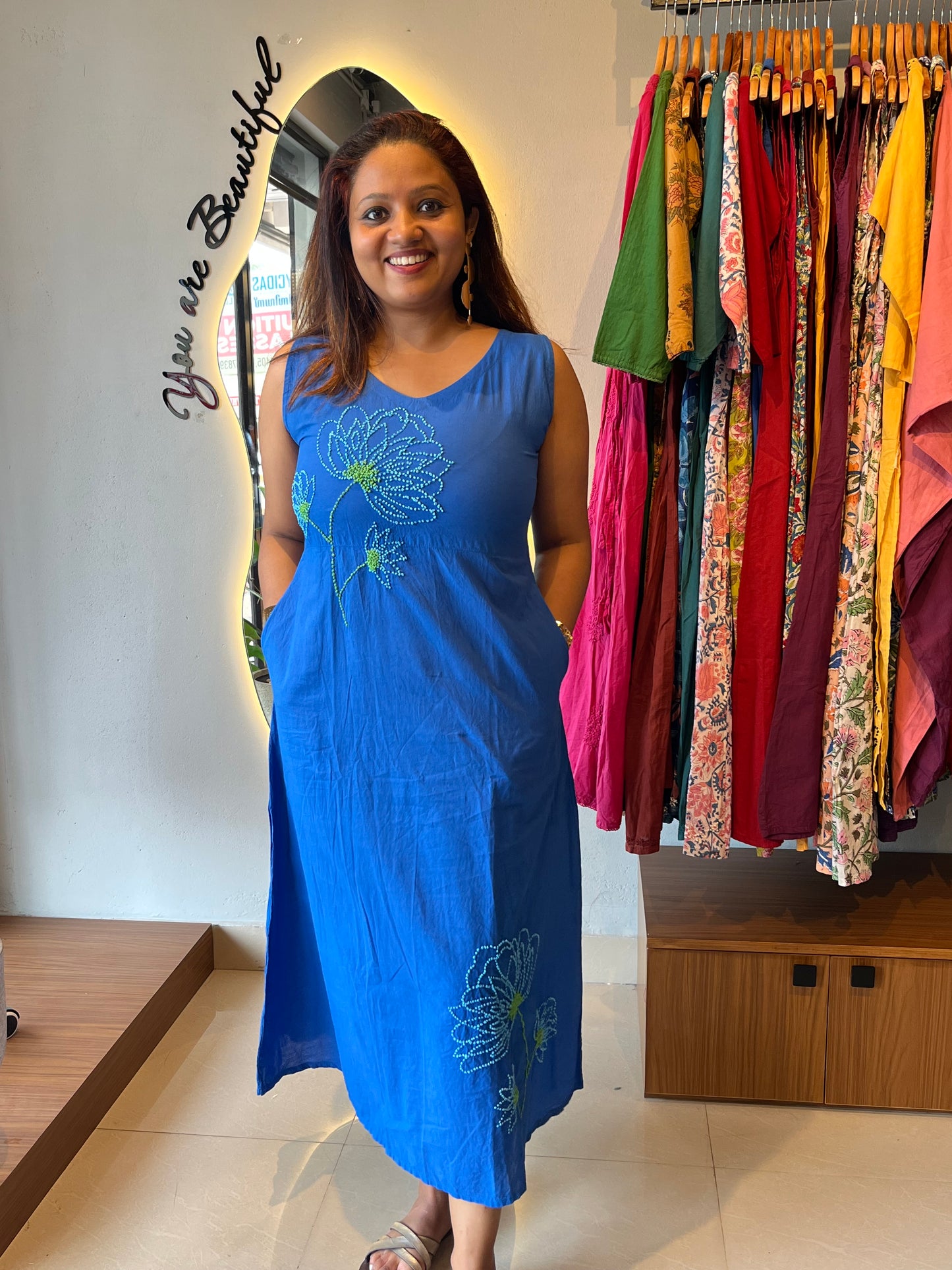 Glow Dress - Royal Blue
