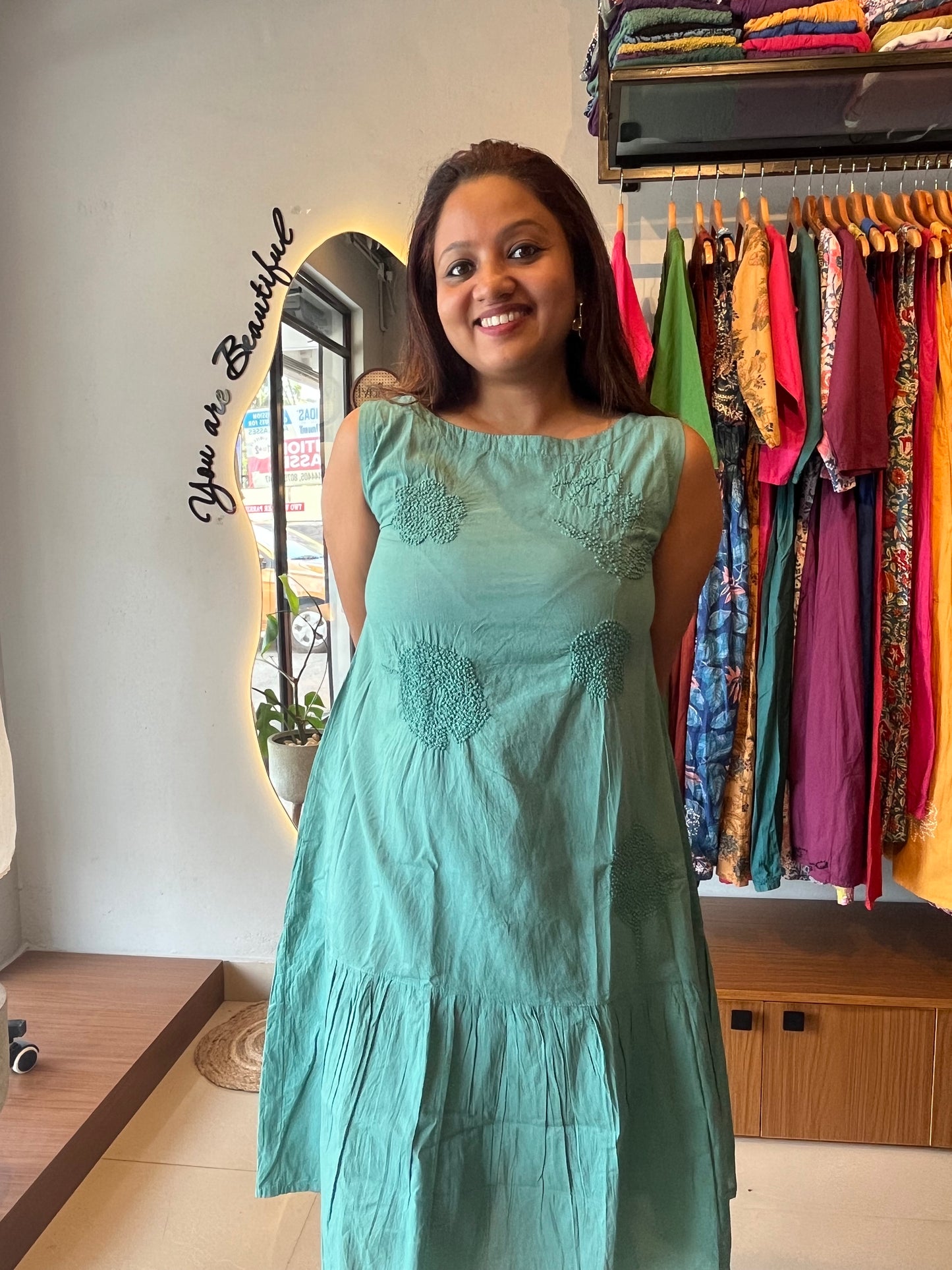 Dandelion  Dress - Teal
