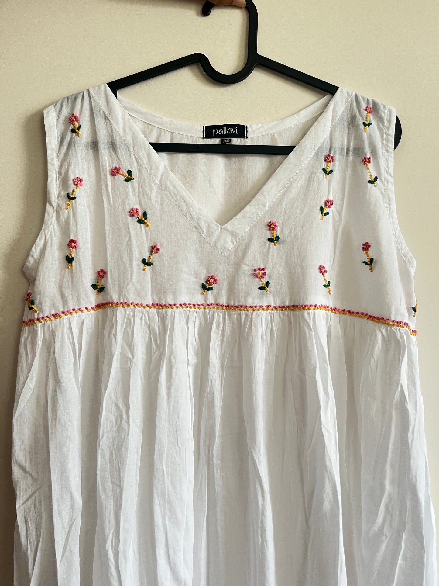 Blush and Bloom Dress - White
