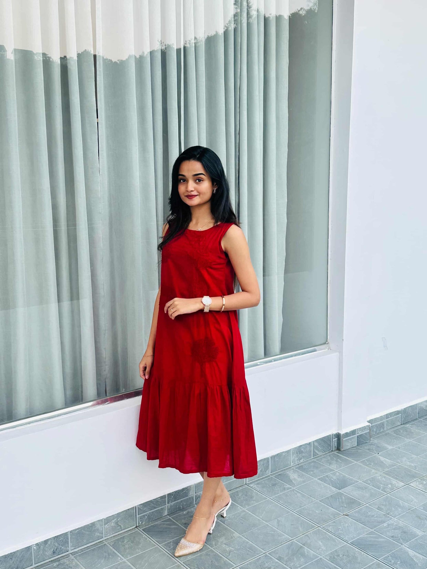 Dandelion  Dress  PRE-ORDER - Red
