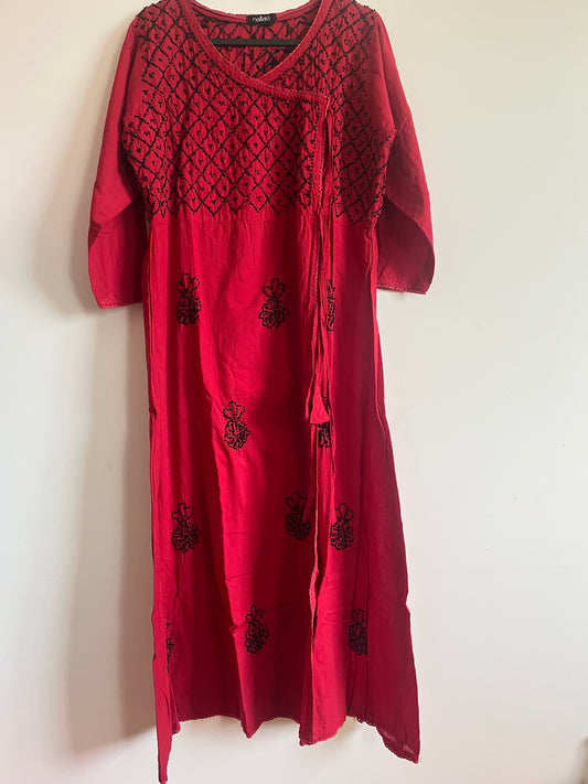 Angrakha - Black knots on Red