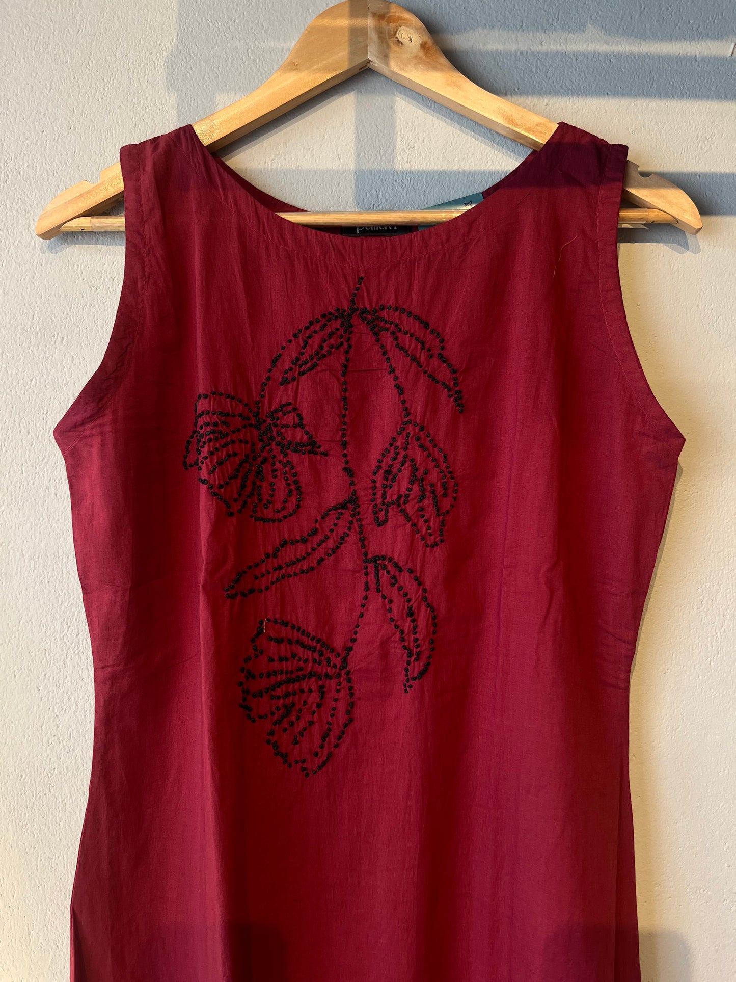 Chameli Charm  Dress - Maroon
