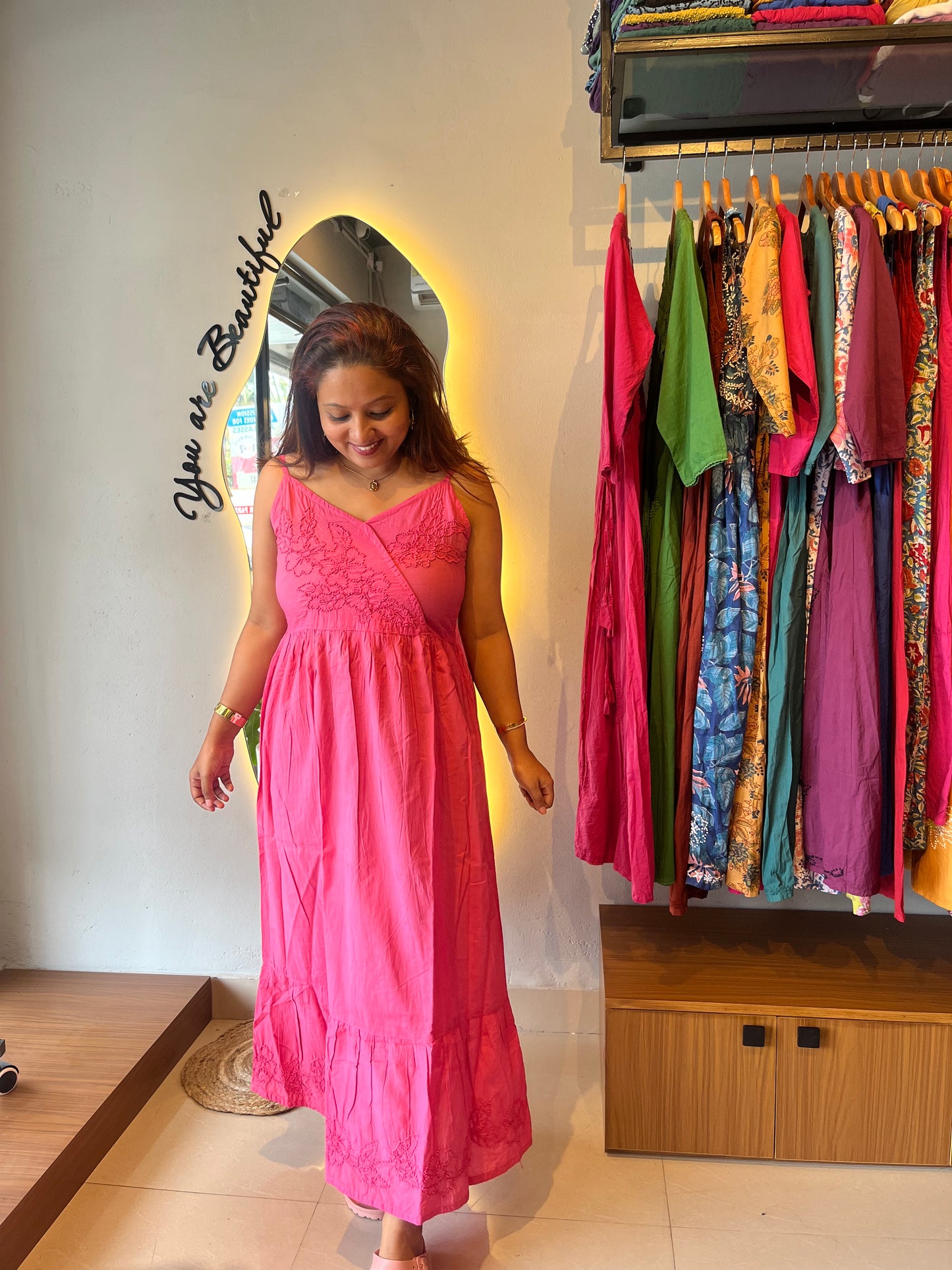 Garden whispers  Dress - Pink