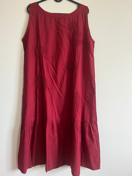 Dandelion  Dress - Maroon