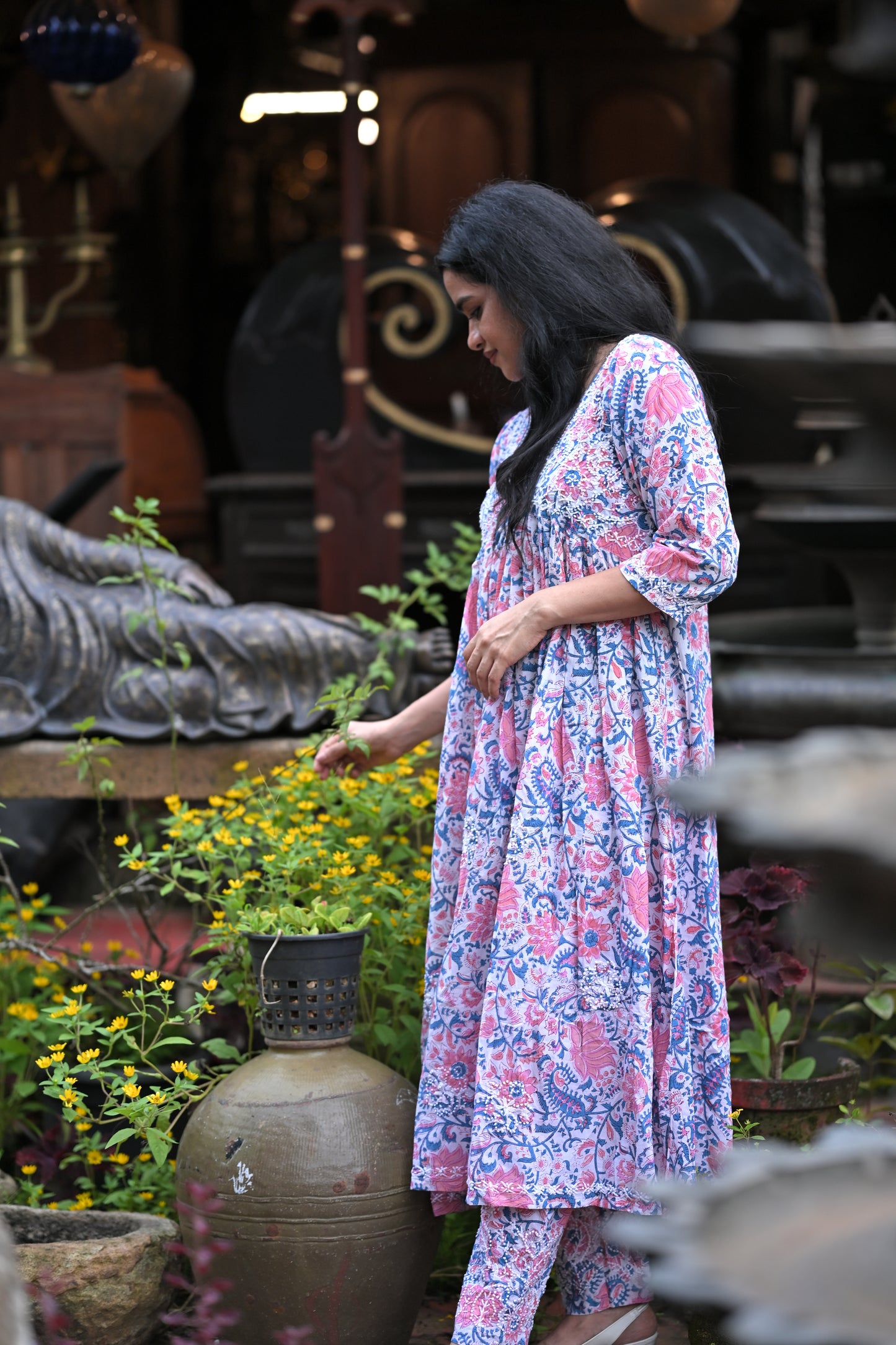 Aliya cut dress and pant PRE-ORDER - Varnika