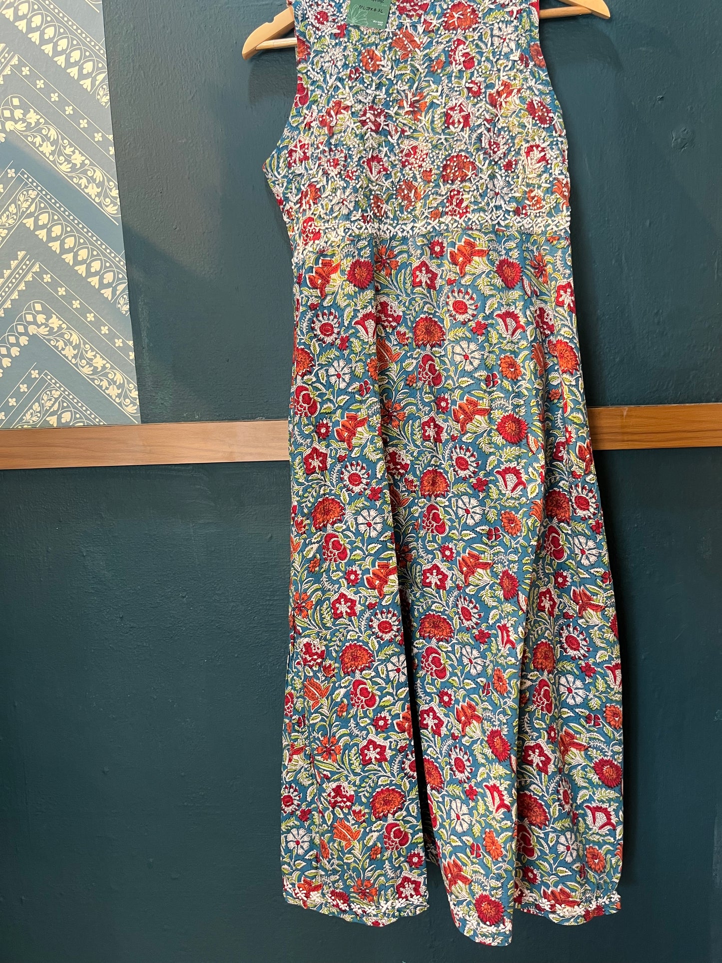 Sleeveless Aliya cut dress (with work on front and back) PRE-ORDER - Melange
