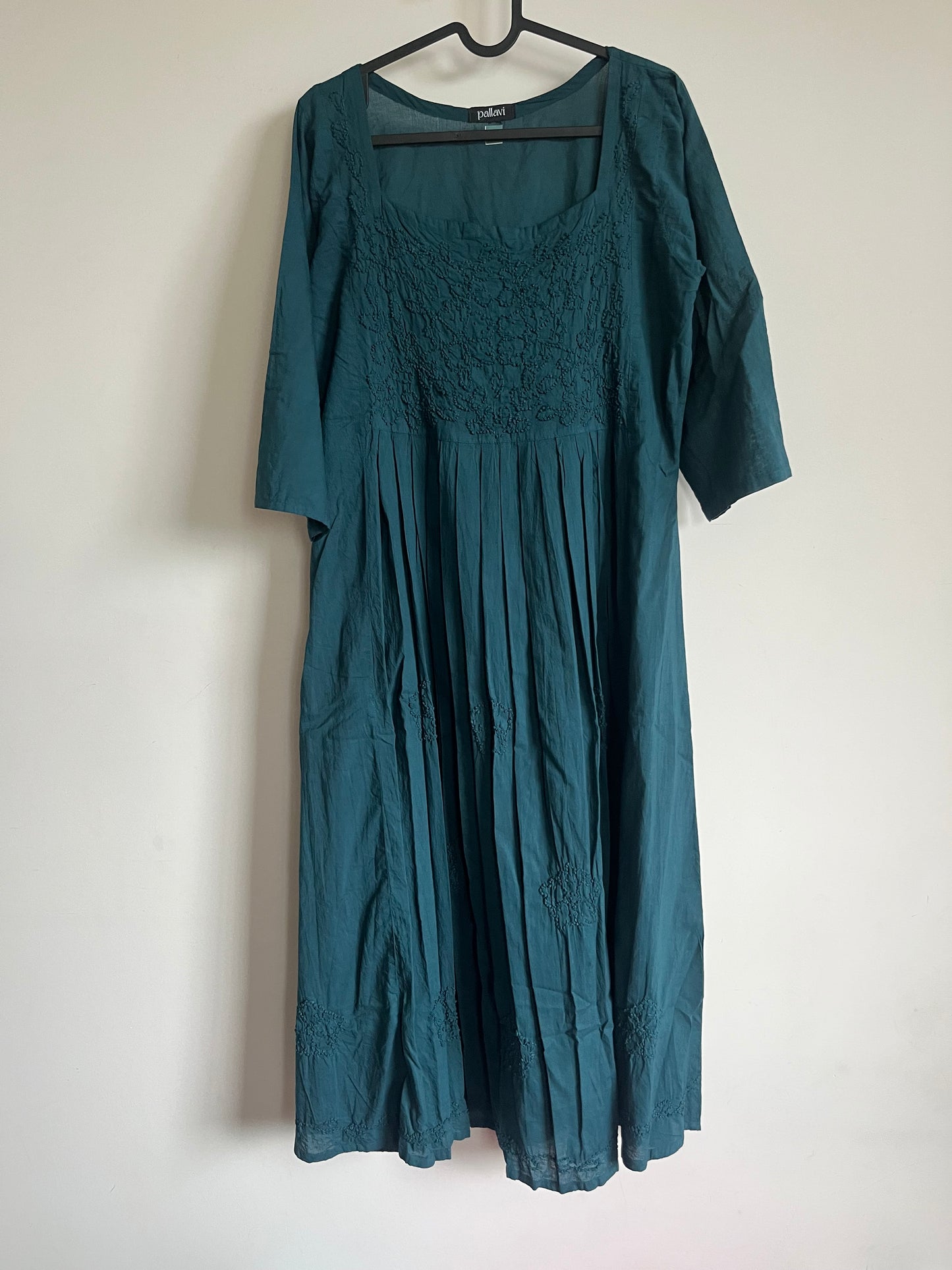 Pleated dress - Midnight Blue