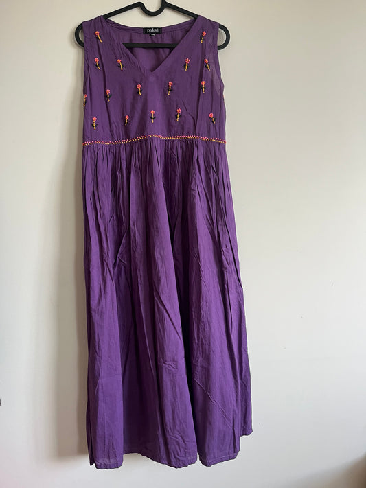 Blush and Bloom  Dress - Dark Lavender