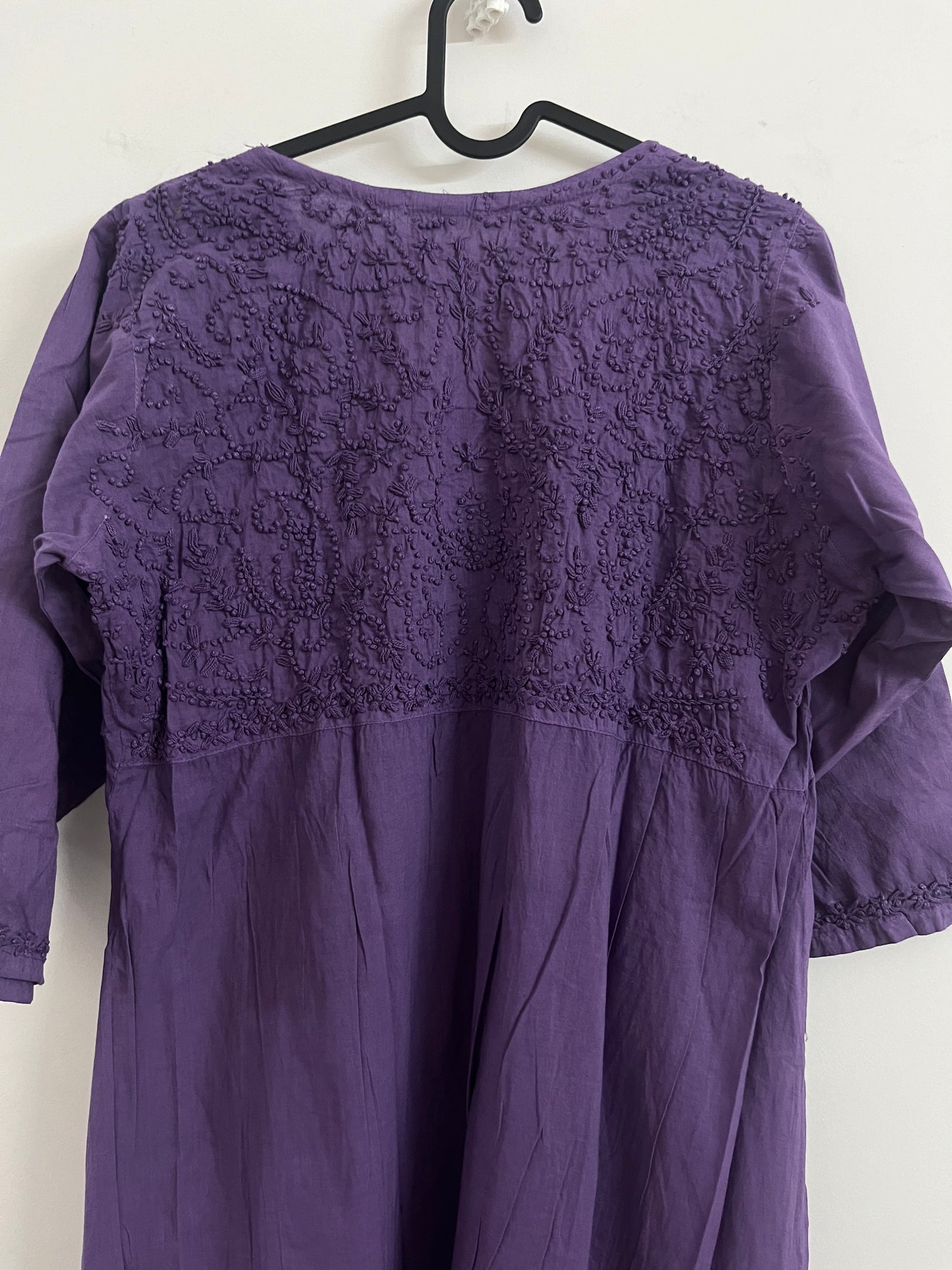 Aliya Cut Kurti/Dress - Amethyst (with work on front and back)