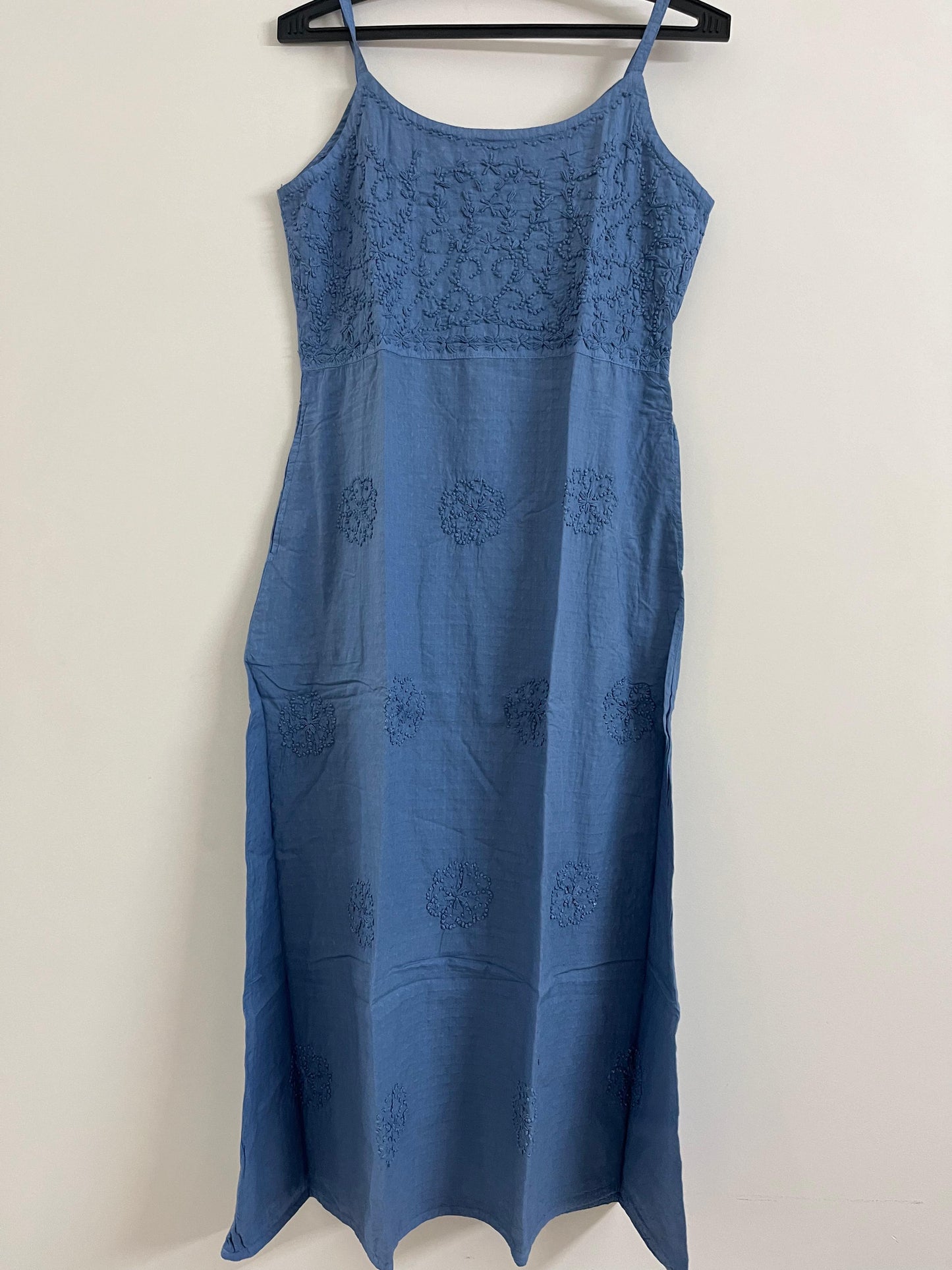 Sleeveless A-line Dress - Periwinkle