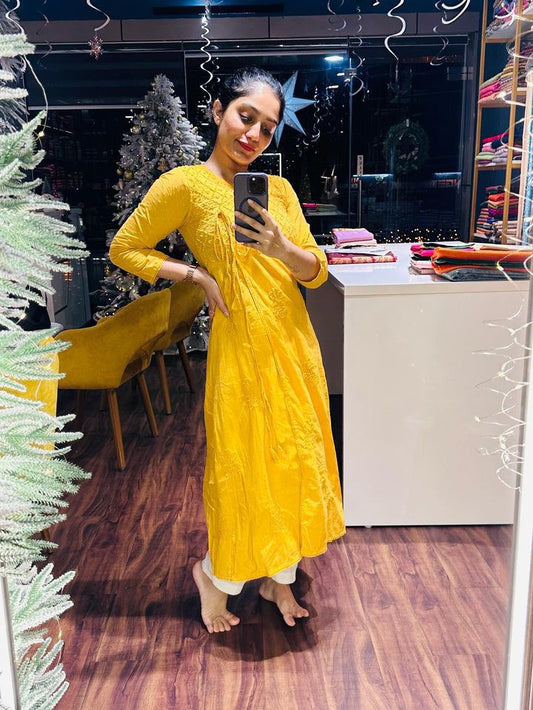 Angrakha - Mustard Yellow