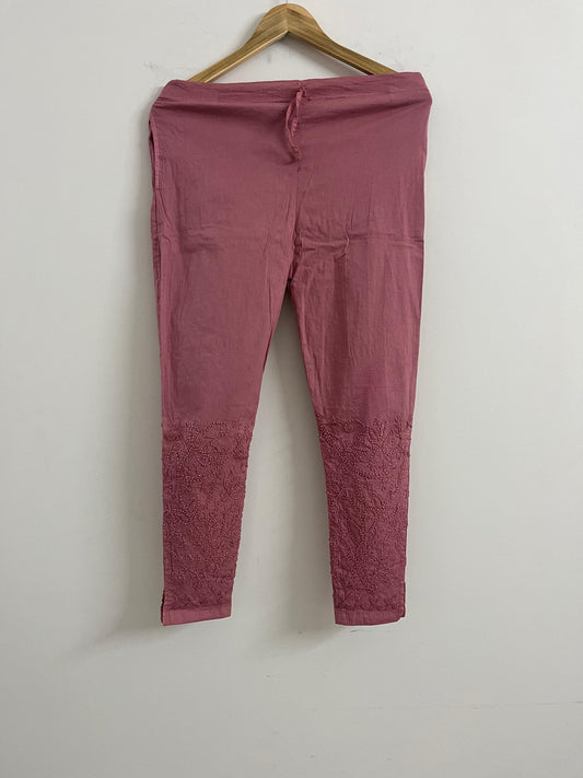 Dyed Pants - Dusty Pink Flower pattern 13"