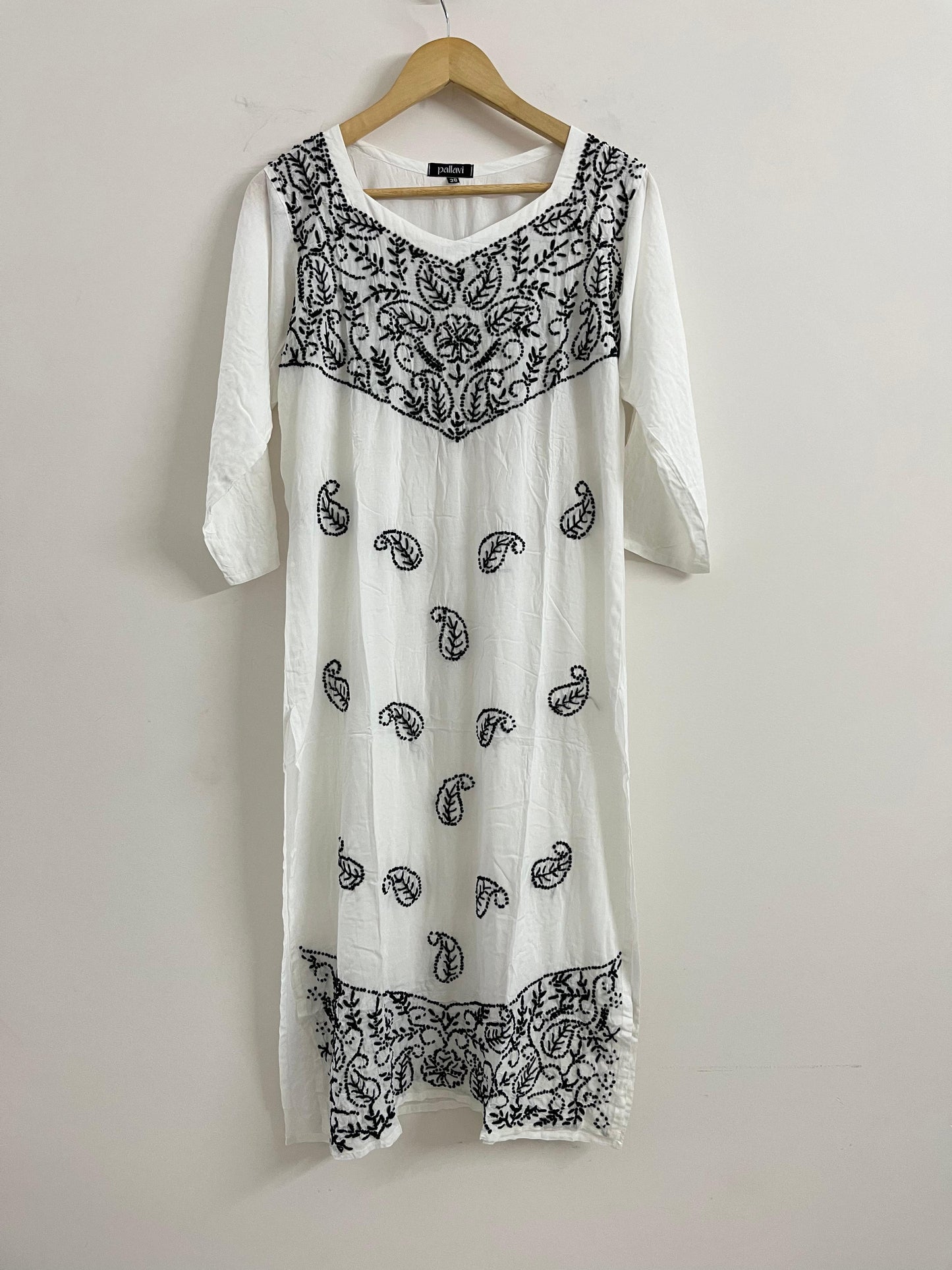 MONOCHROME - Straight Kurti and Pant (co-ord set)