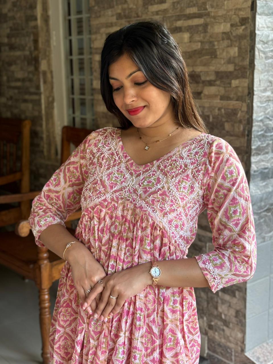 Aliya Cut Dress - Blushette