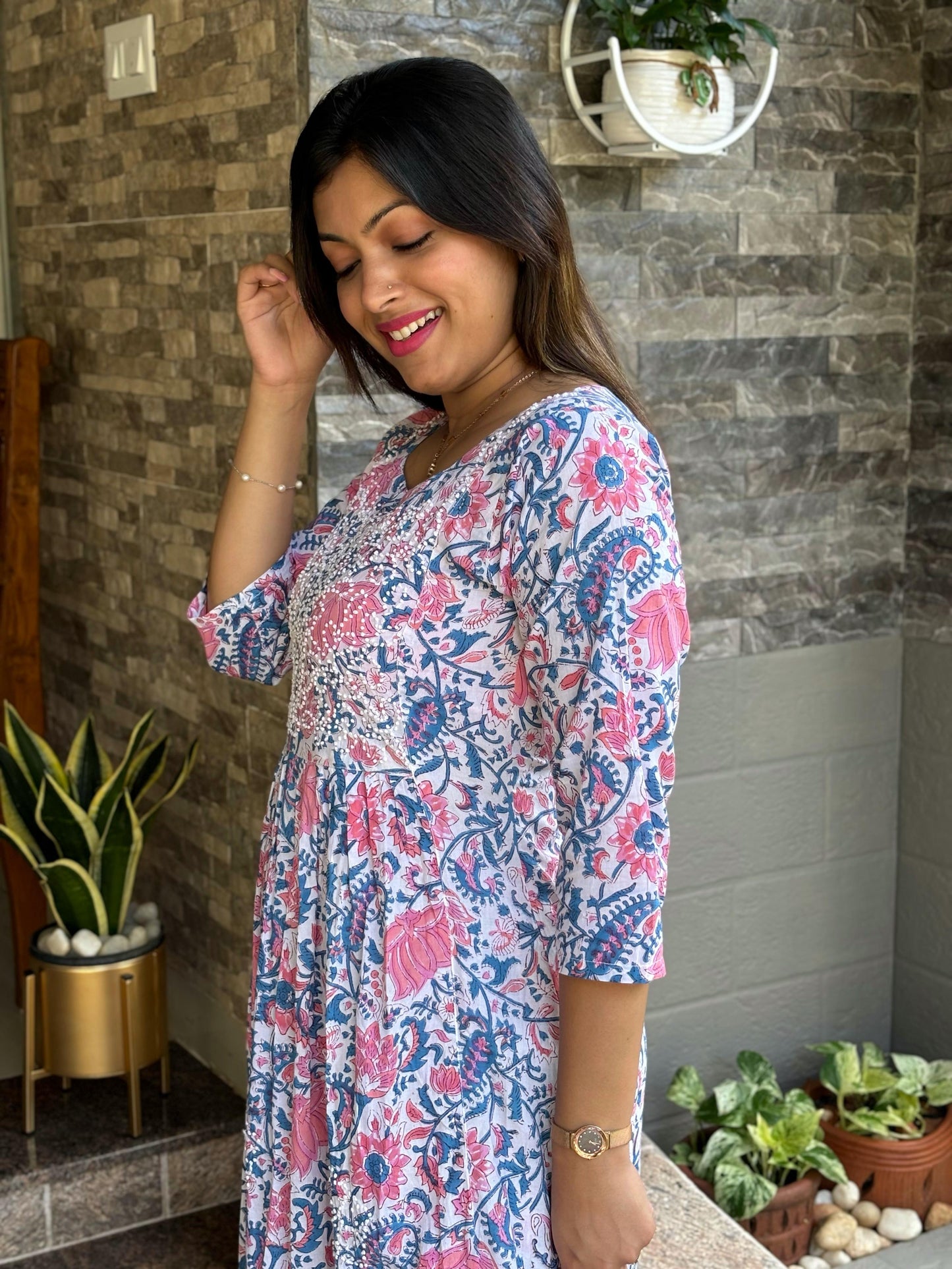 Pleated Dress PRE-ORDER - Varnika