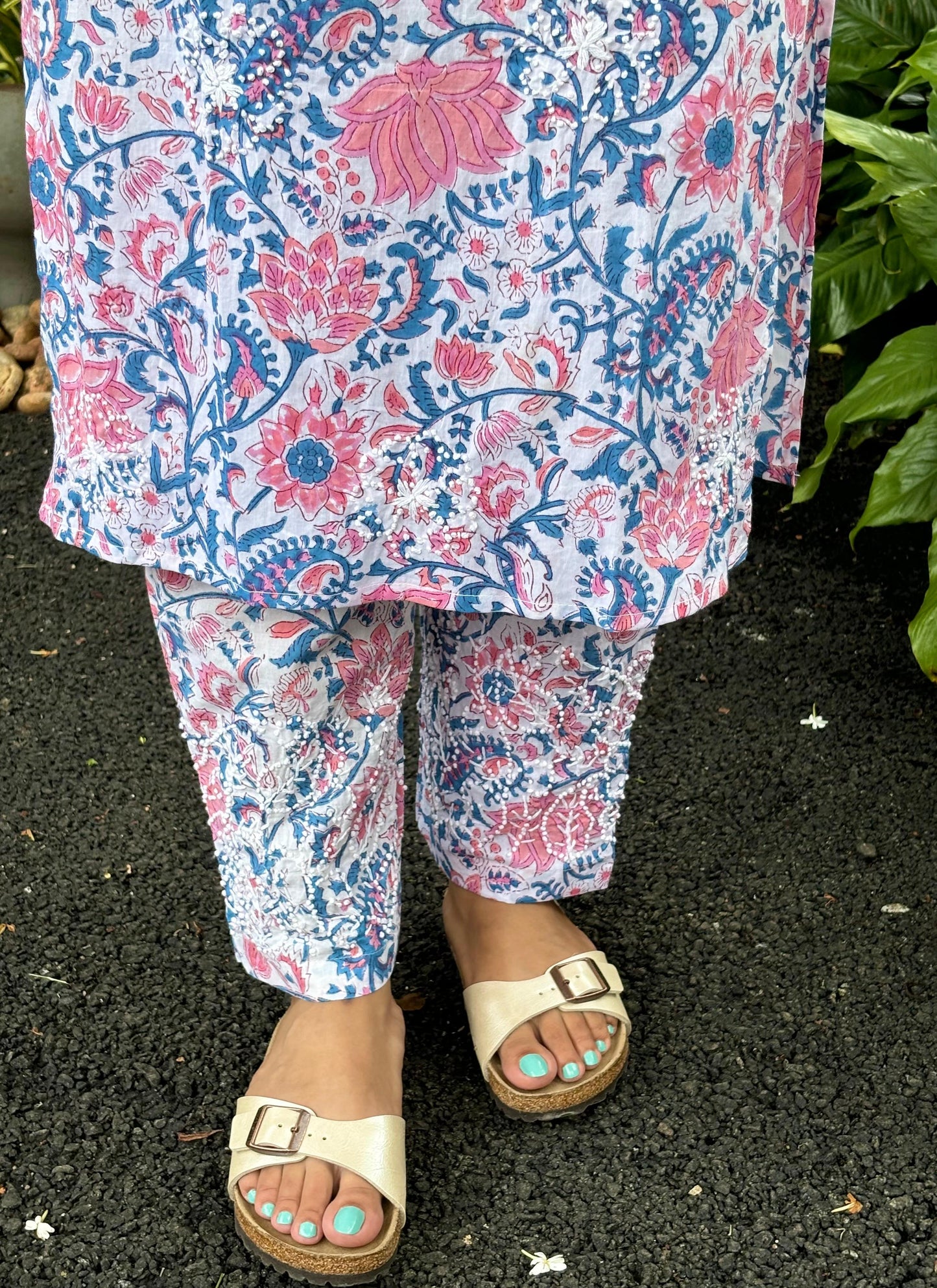 Straight Kurti and pant (Sleeveless) PRE-ORDER - Varnika