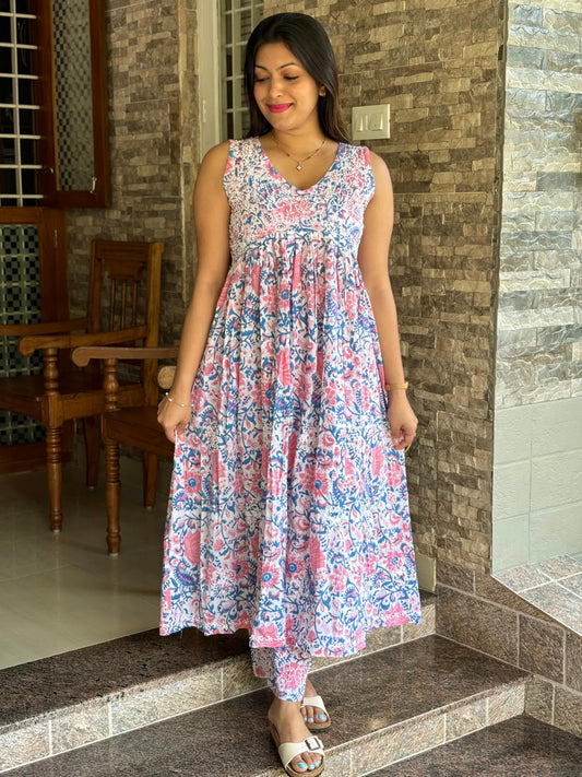 Pleated Dress set (top and bottom) PRE-ORDER - Varnika