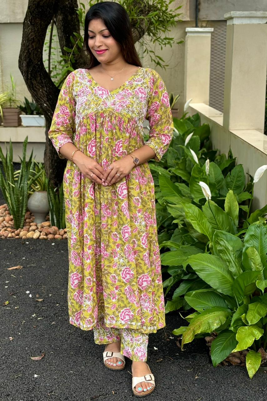 Aliya cut dress and pant PRE-ORDER - Pinkcurrent